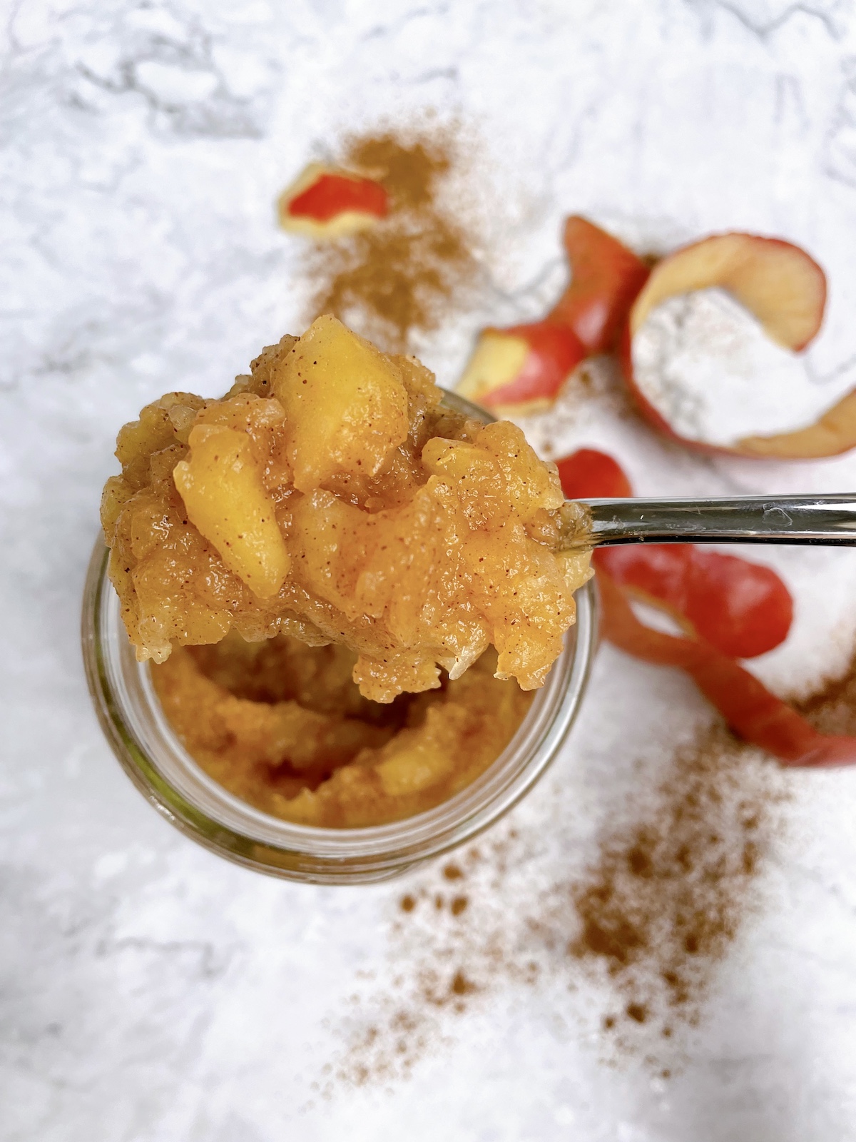 chunky no-sugar applesauce