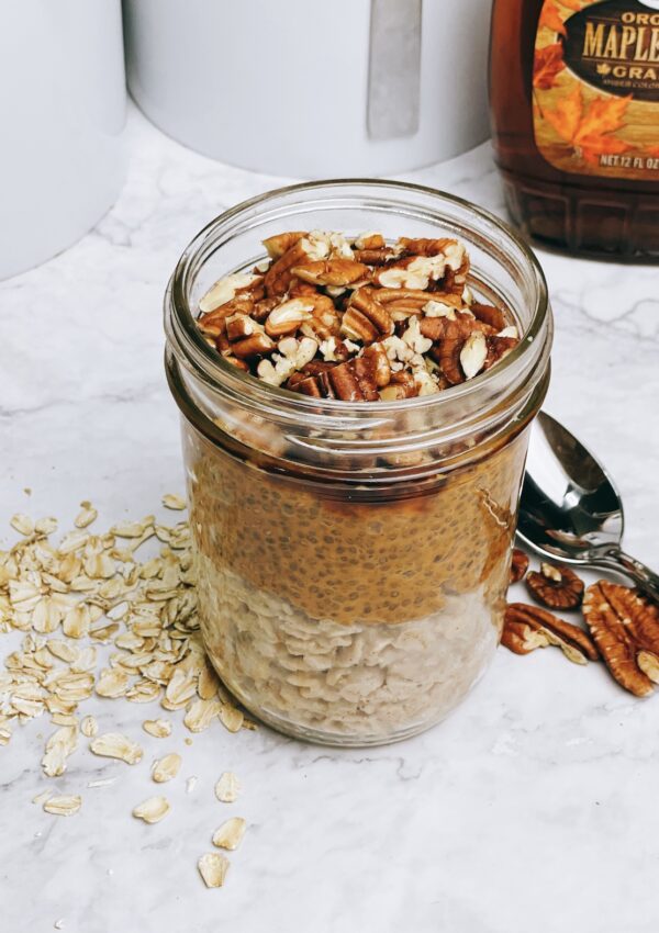 Pumpkin Pie Overnight Oats & Chia Pudding