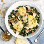 Harvest Kale Salad with Apple Cider Vinaigrette