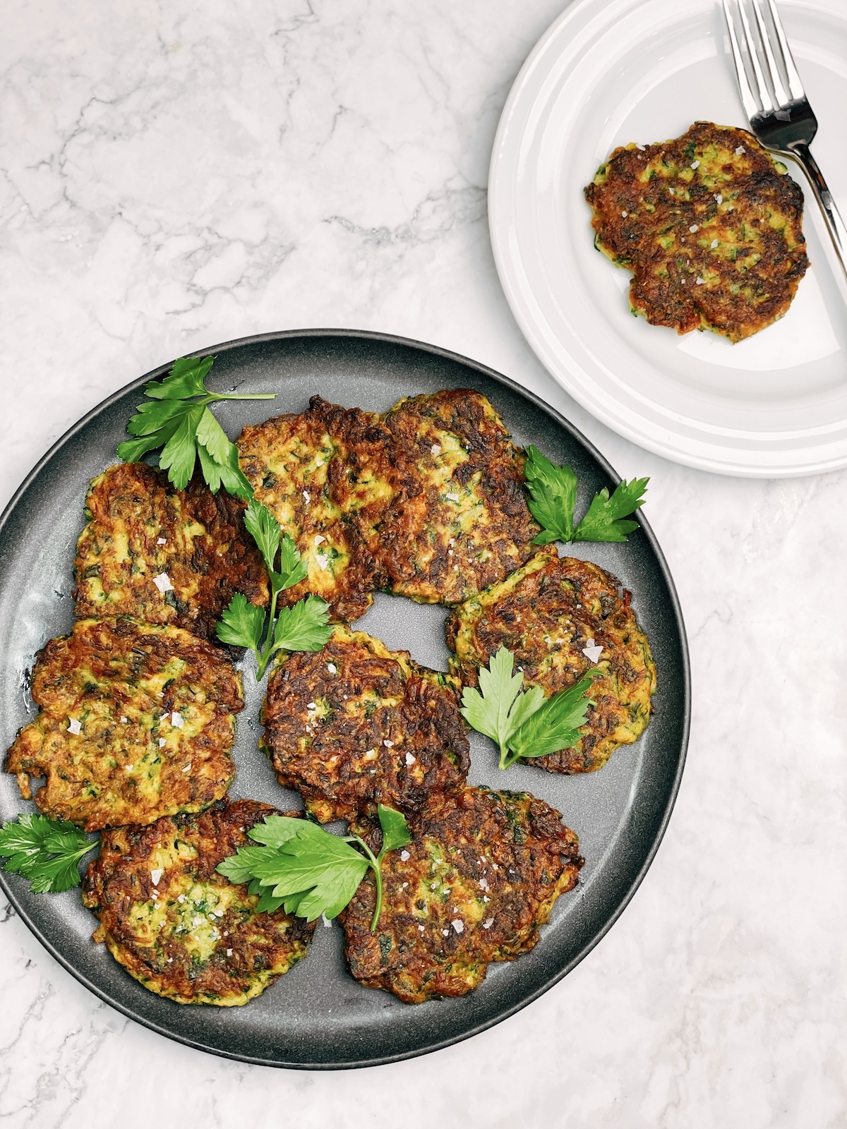 ejjeh Lebanese zucchini fritters