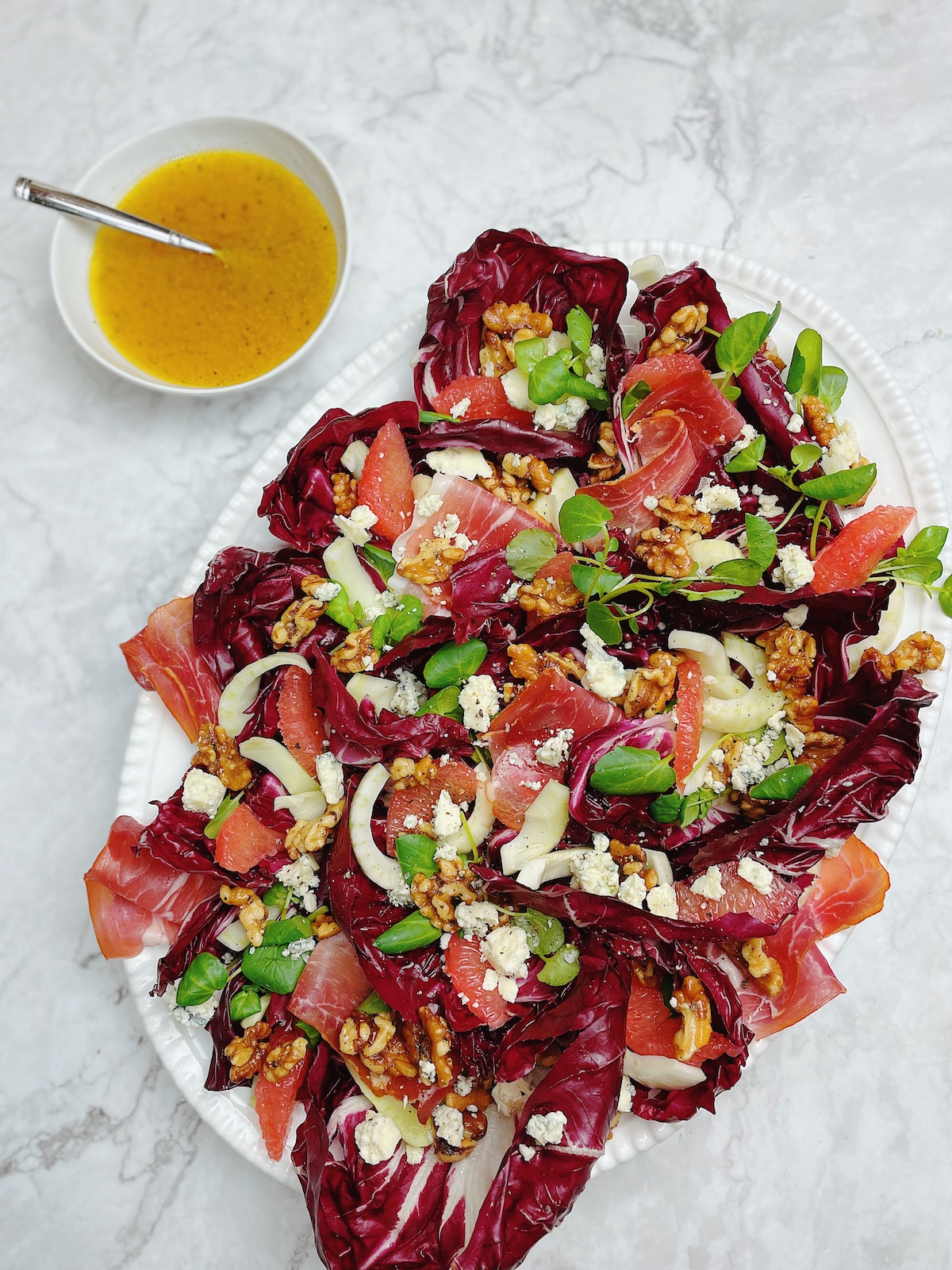 Winter Radicchio, Fennel & Grapefruit Salad