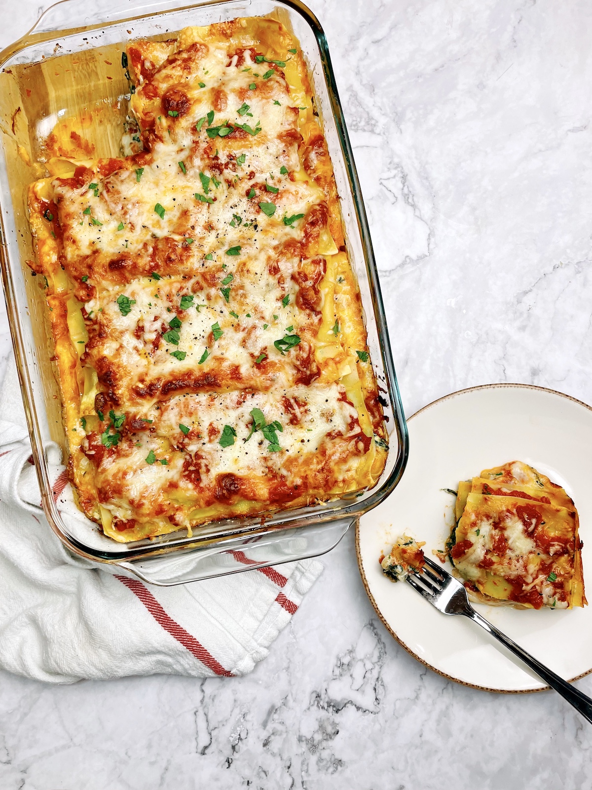 spinach lasagna