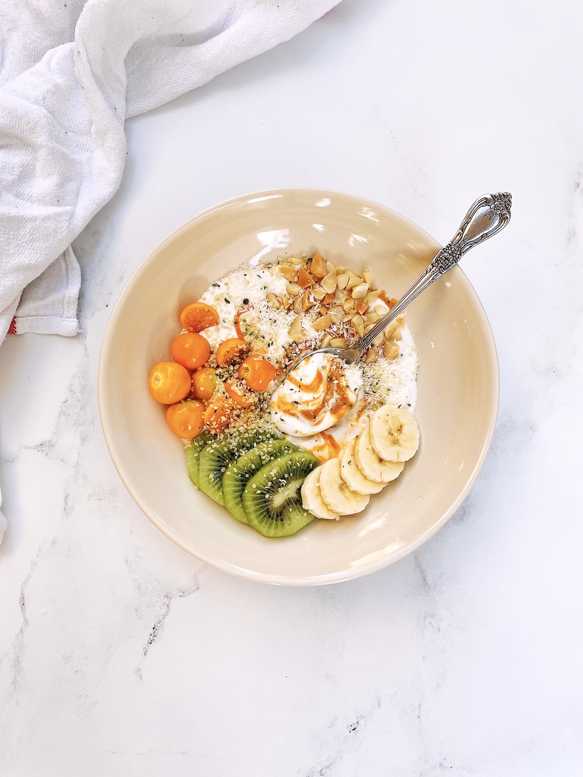 golden goodness yogurt bowl