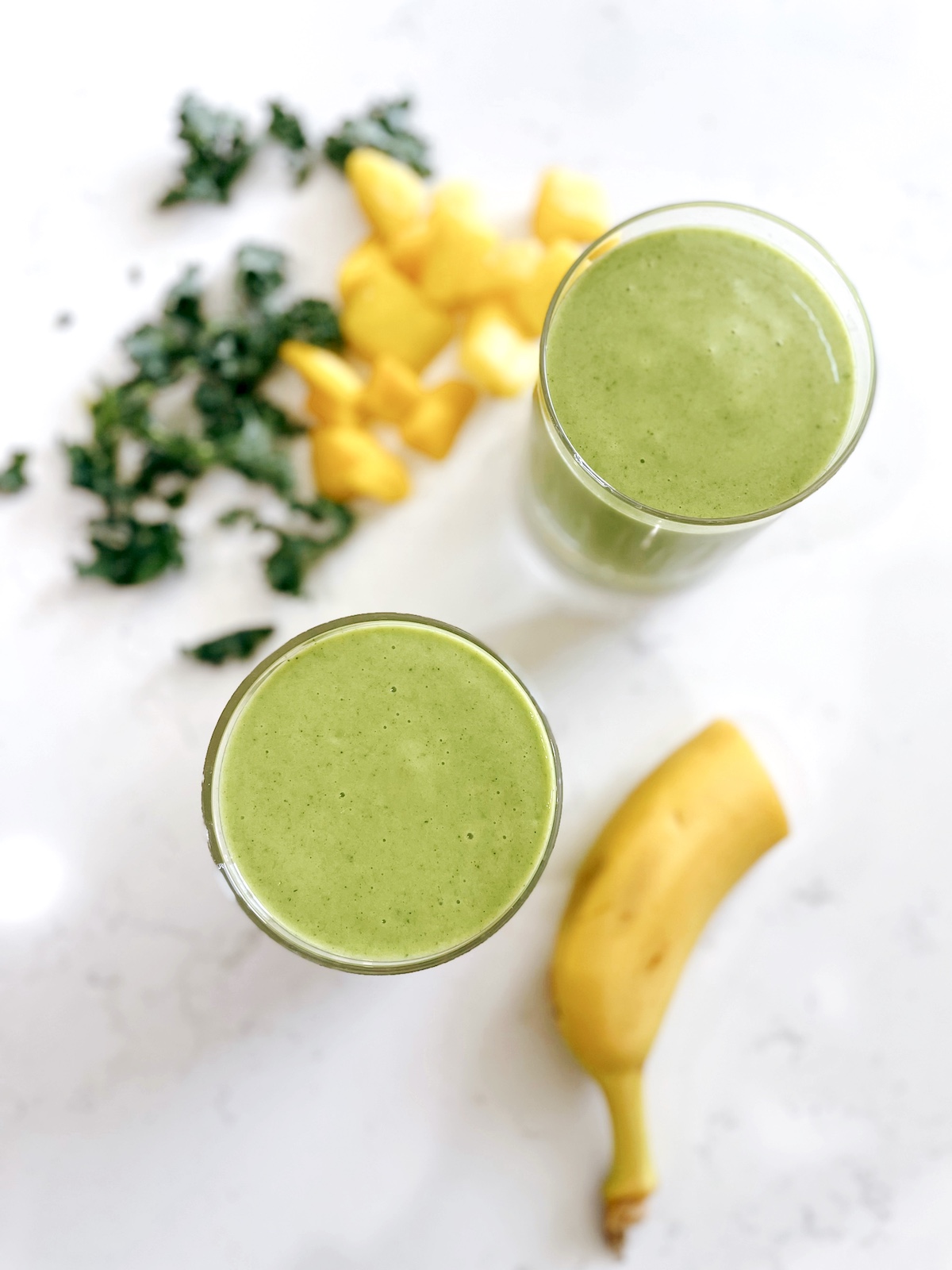 tropical kale smoothie