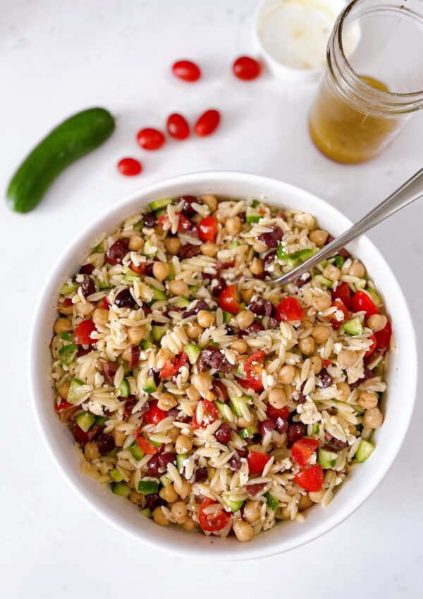 Orzo & Garbanzo Bean Chopped Salad