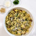 Tortellini with Zucchini, Pecorino & Walnuts