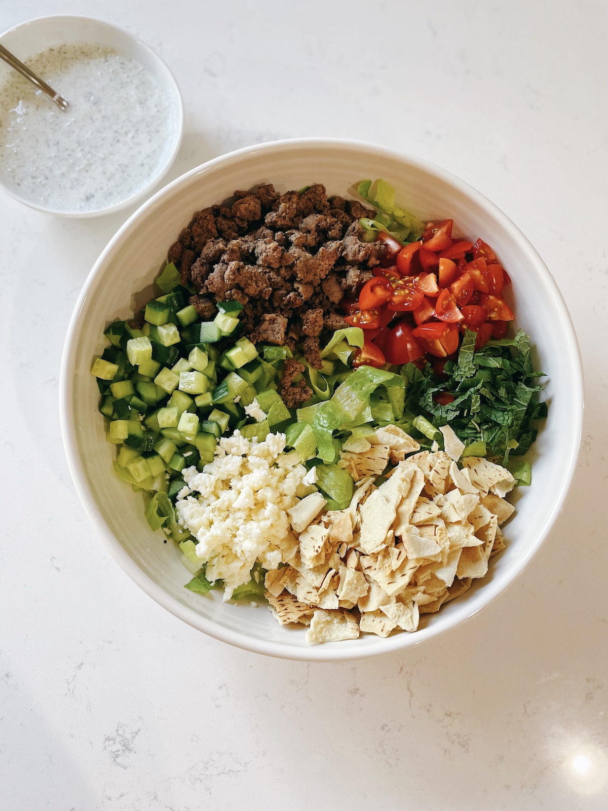 Lebanese taco salad