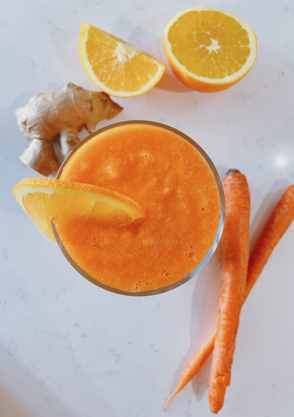 Orange Carrot Ginger Immunity Smoothie