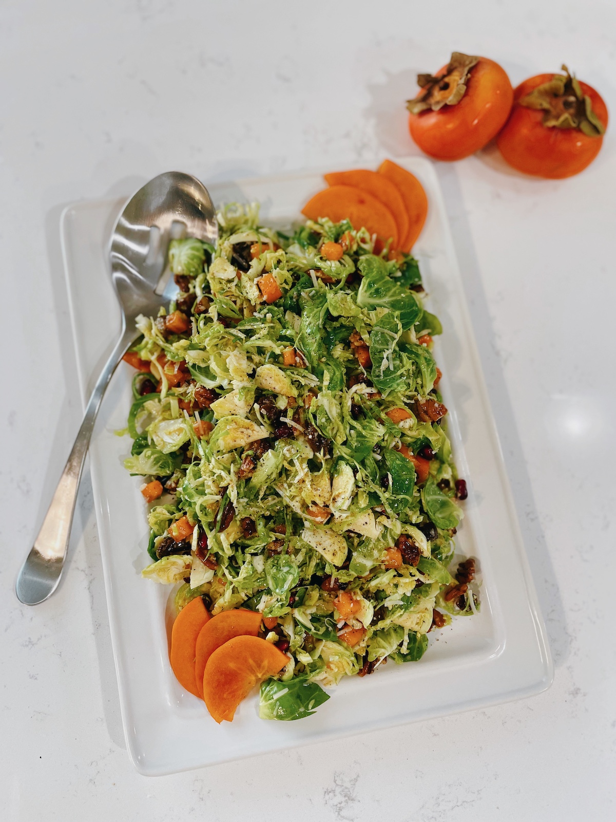 winter brussels sprout salad