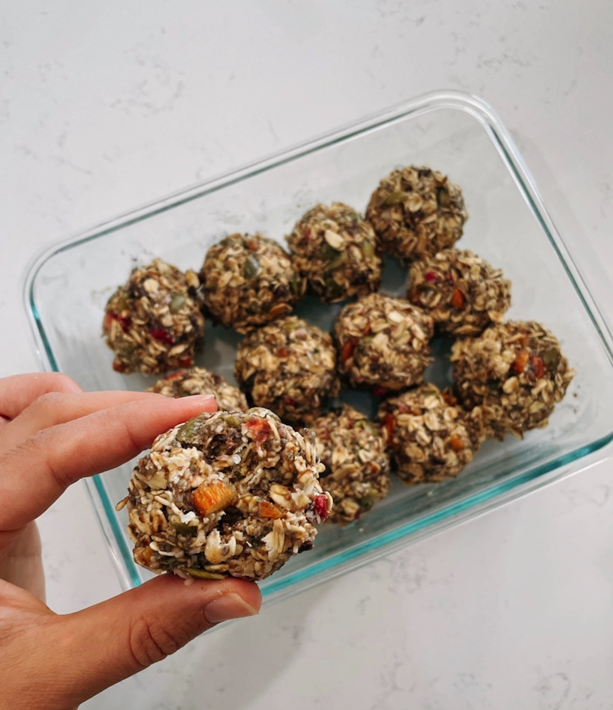 energy and lactation oat balls