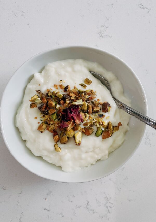 Muhallabieh Lebanese Rose Milk Pudding