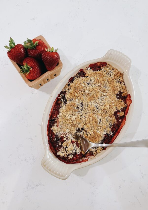 Strawberry Brown Sugar Crumble