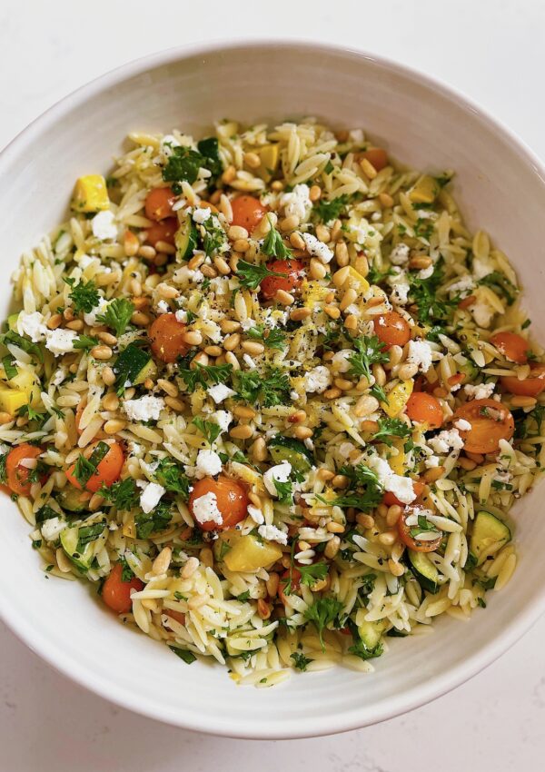 Sungold Tomato and Lemon Orzo