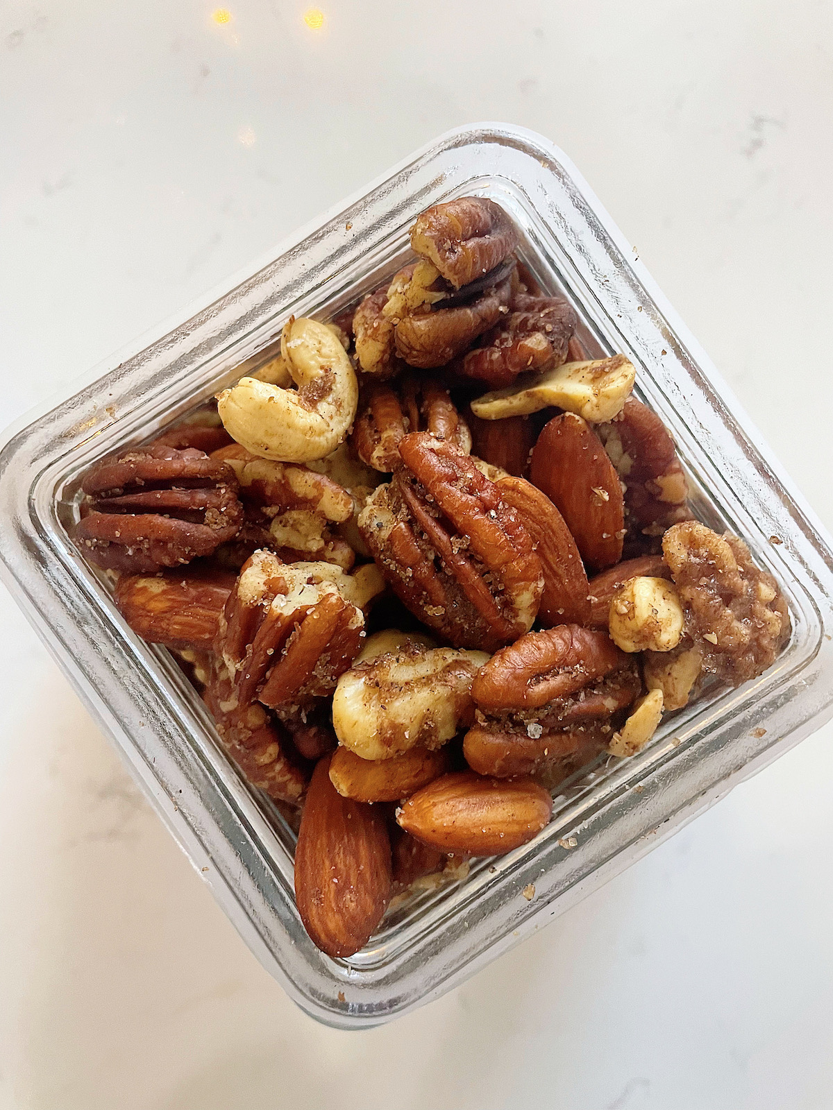 sweet and spicy mixed nuts