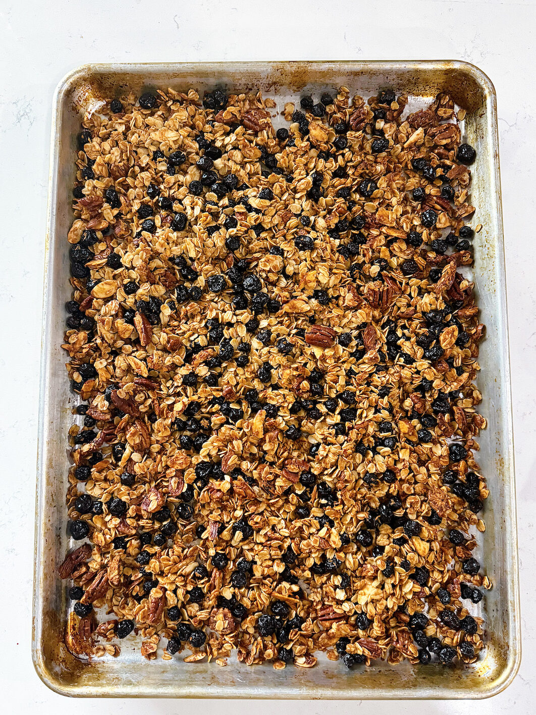 blueberry brown butter granola